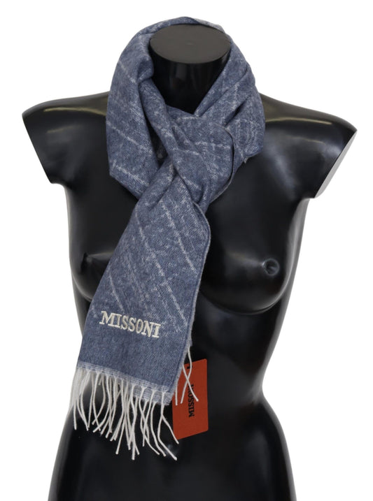 Missoni Elegant Cashmere Scarf with Signature Pattern