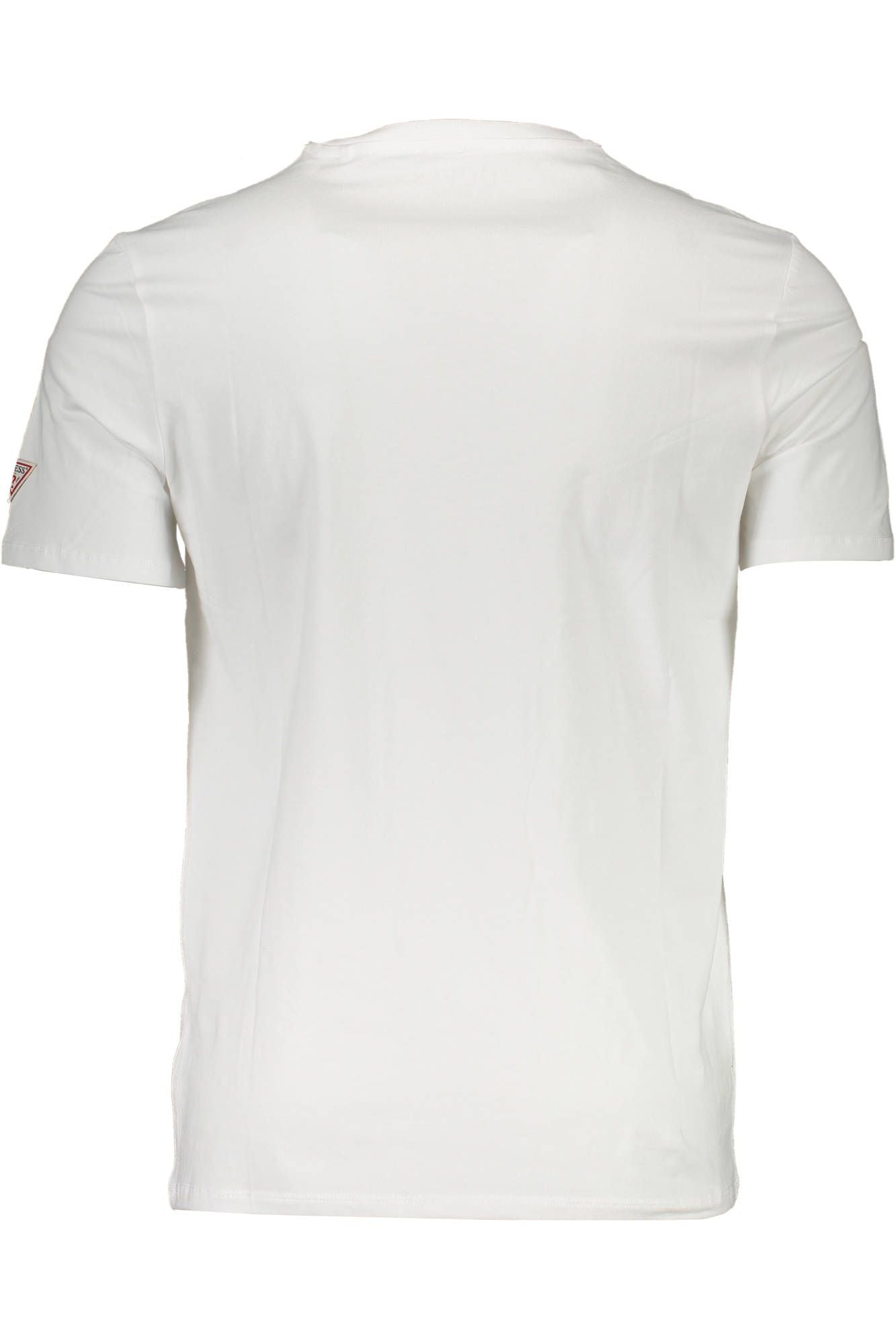 Guess Jeans White Cotton Men T-Shirt