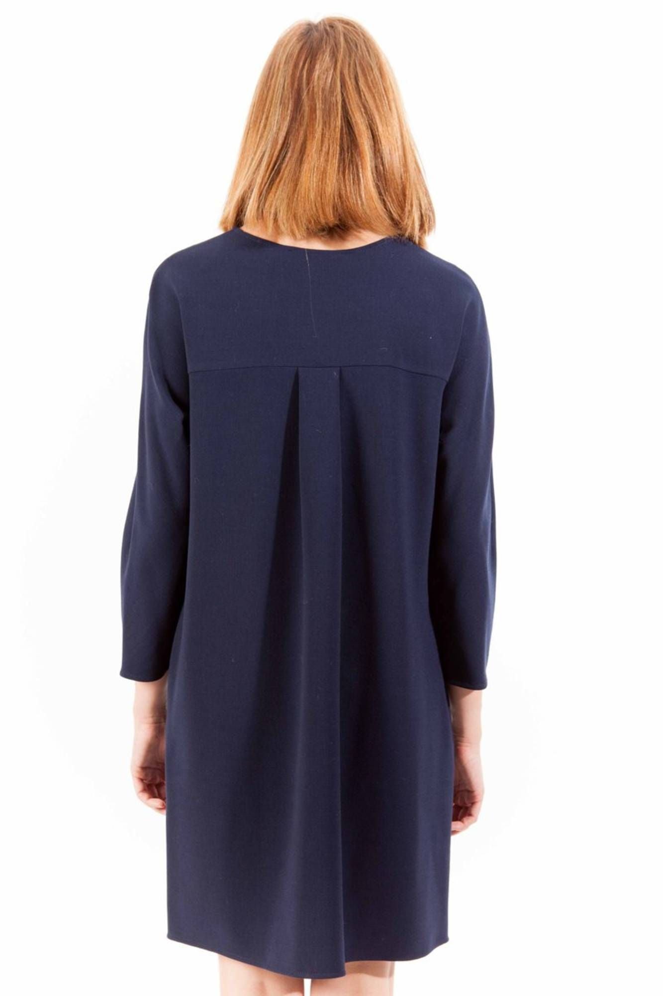 Gant Blue Wool Women Dress