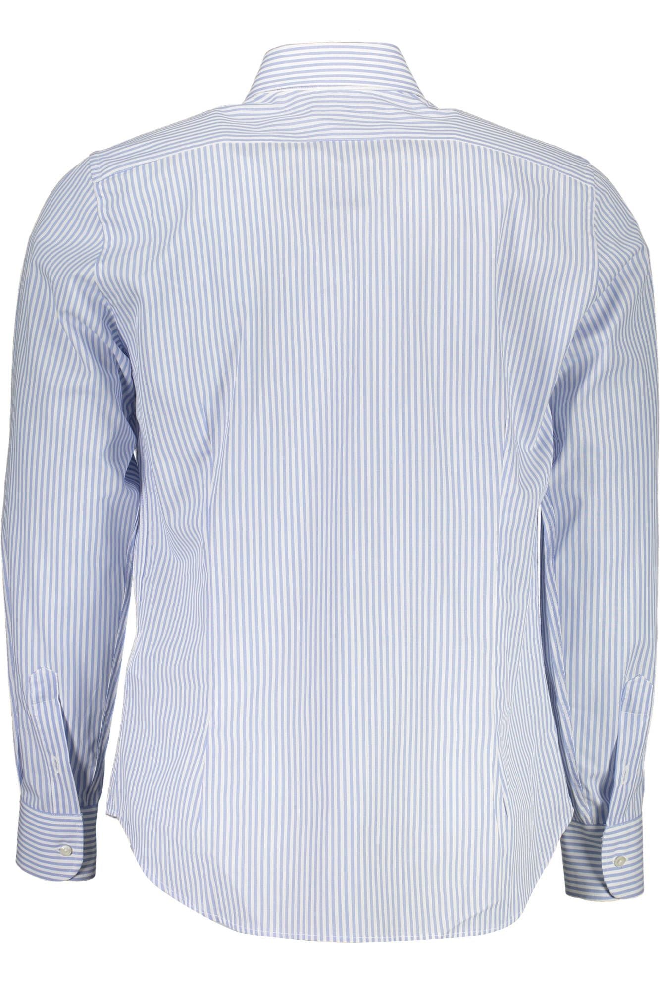 La Martina Light Blue Cotton Men Shirt