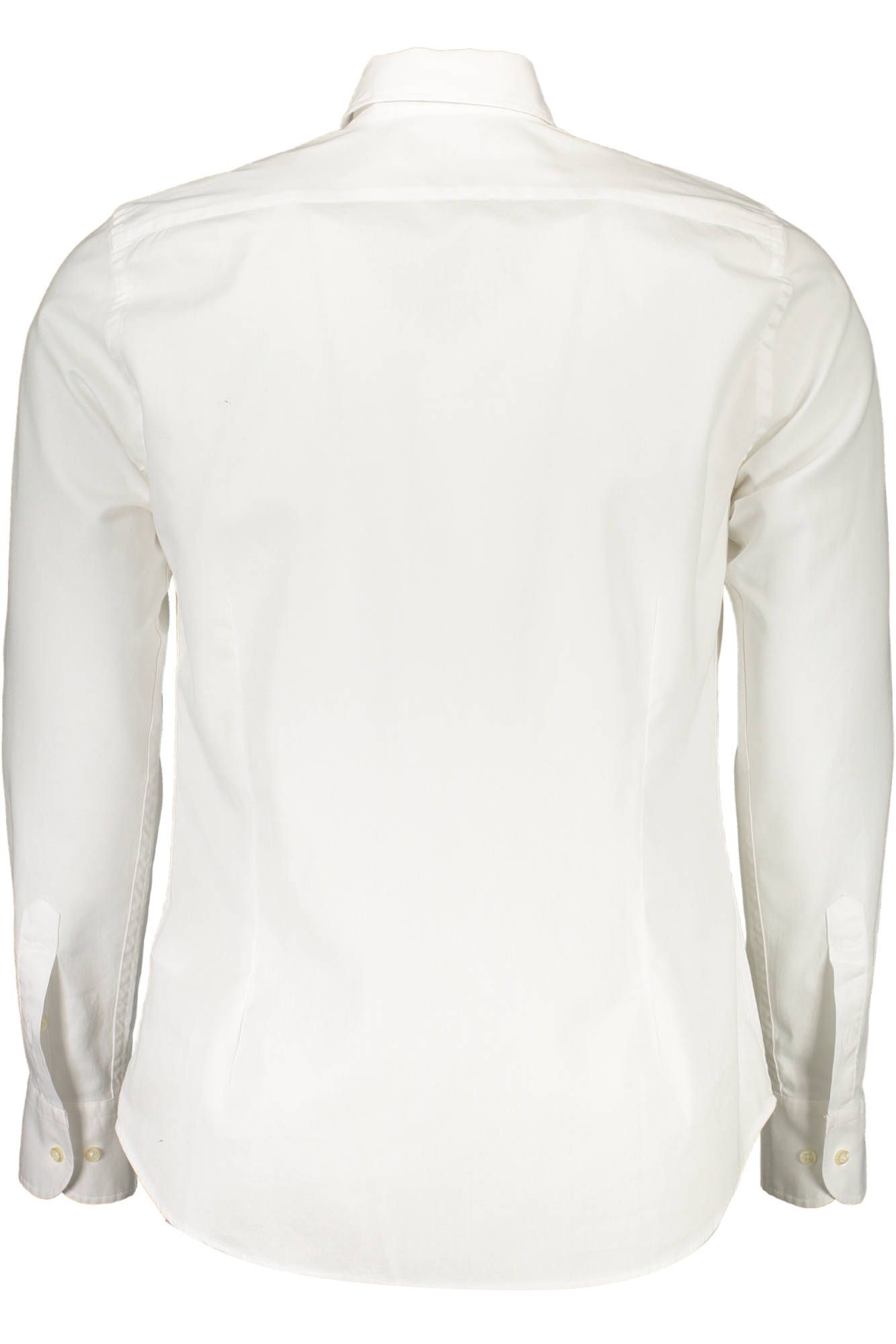 La Martina White Cotton Men Shirt