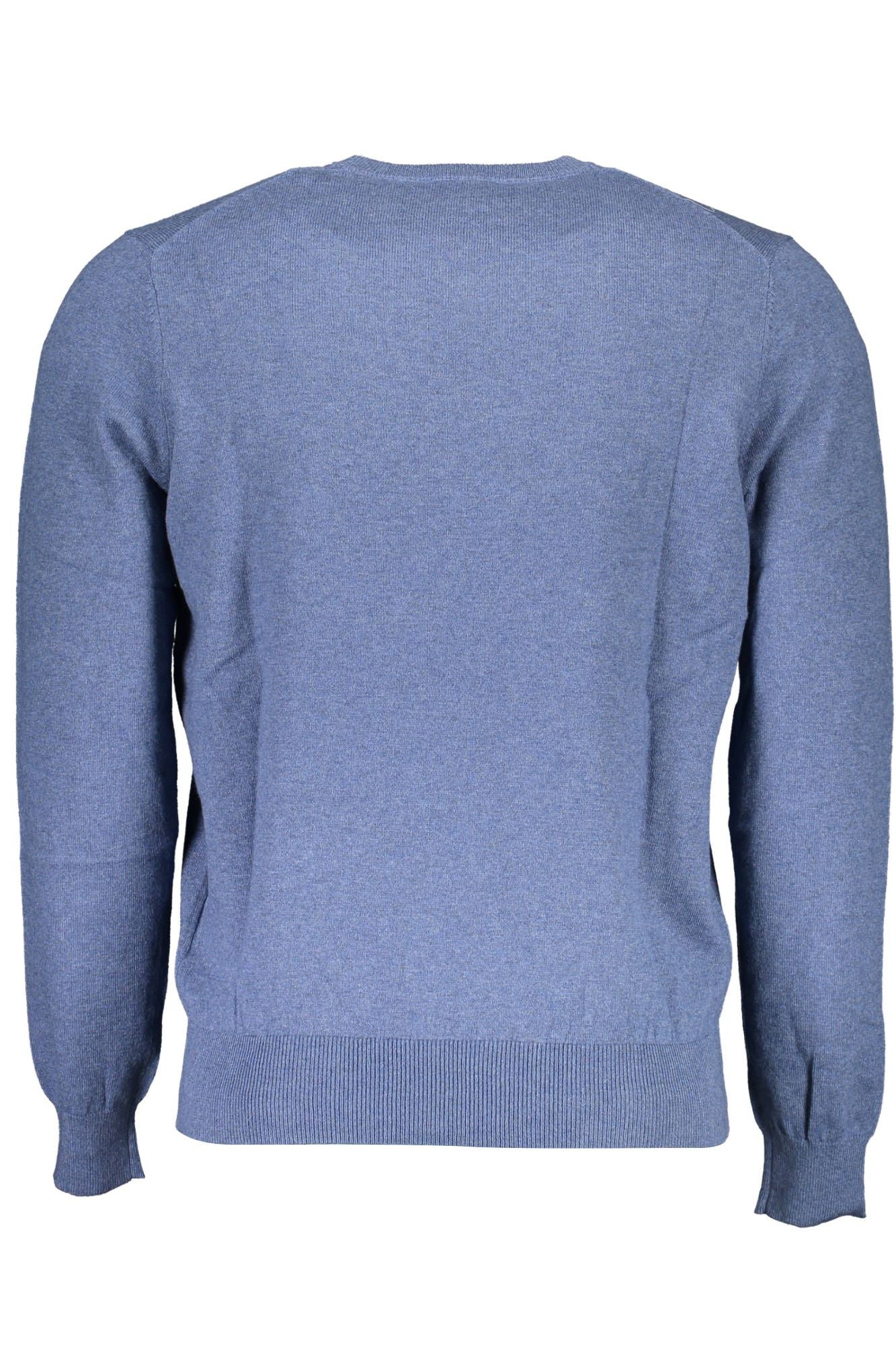 North Sails Blue Cotton Men Sweater