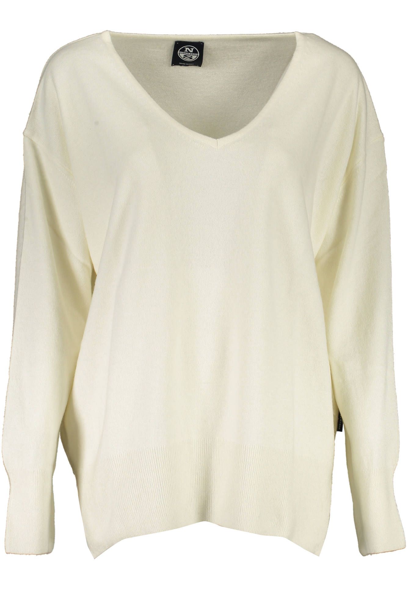 North Sails White Wool Women Sweater