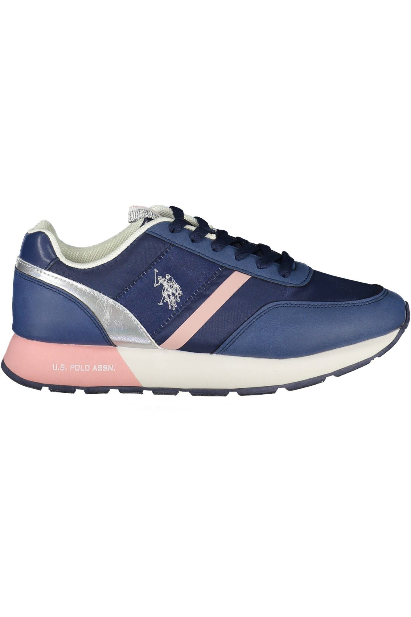 U.S. POLO ASSN. Blue Polyethylene Women Sneaker