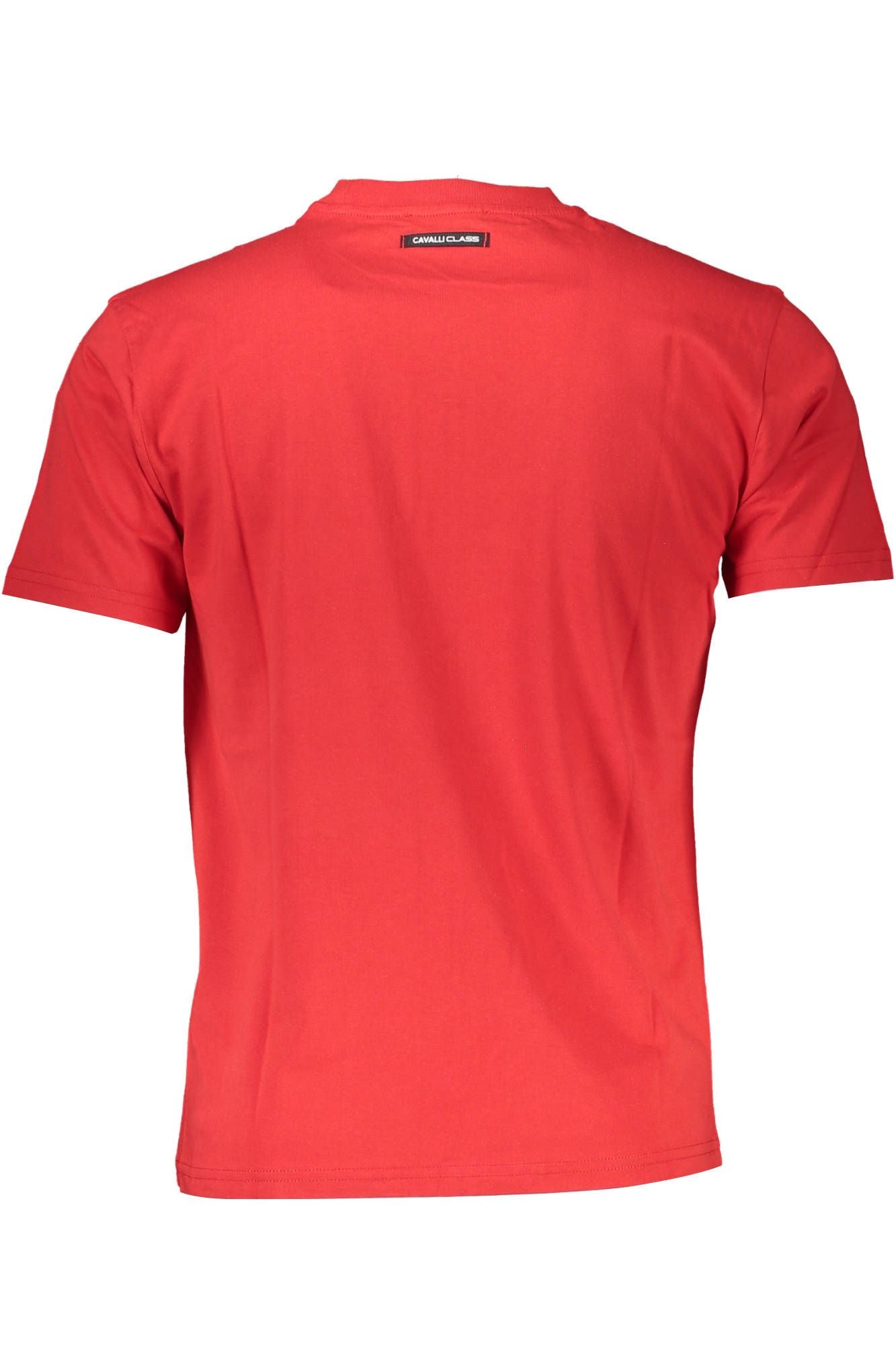 Cavalli Class Red Cotton Men T-Shirt