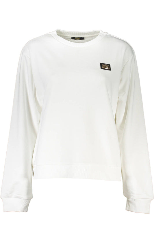 Cavalli Class White Cotton Women Sweater