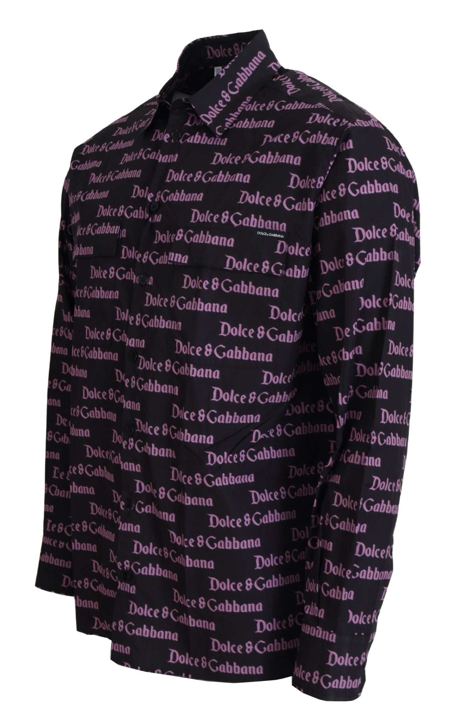 Dolce & Gabbana Elegant Slim Fit Black Dress Shirt