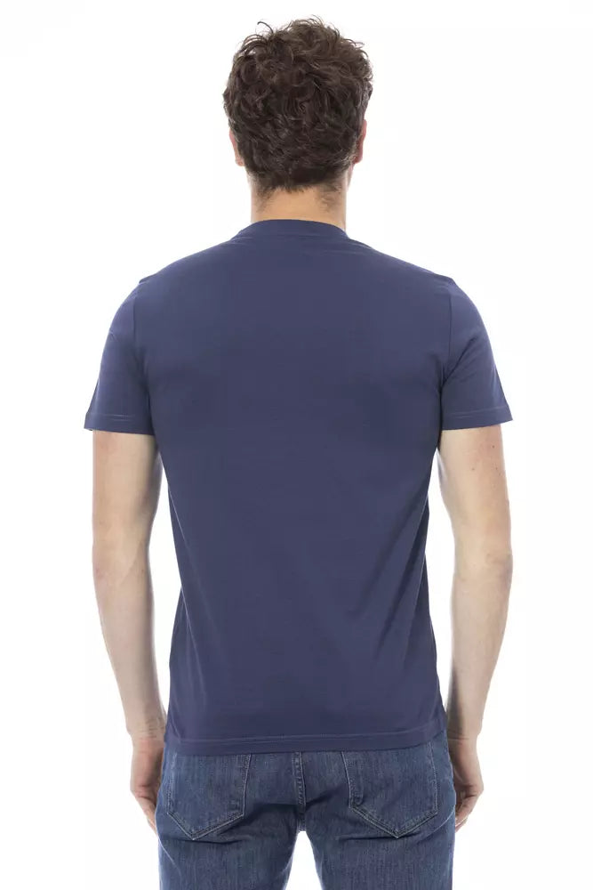 Baldinini Trend Blue Cotton Men T-Shirt