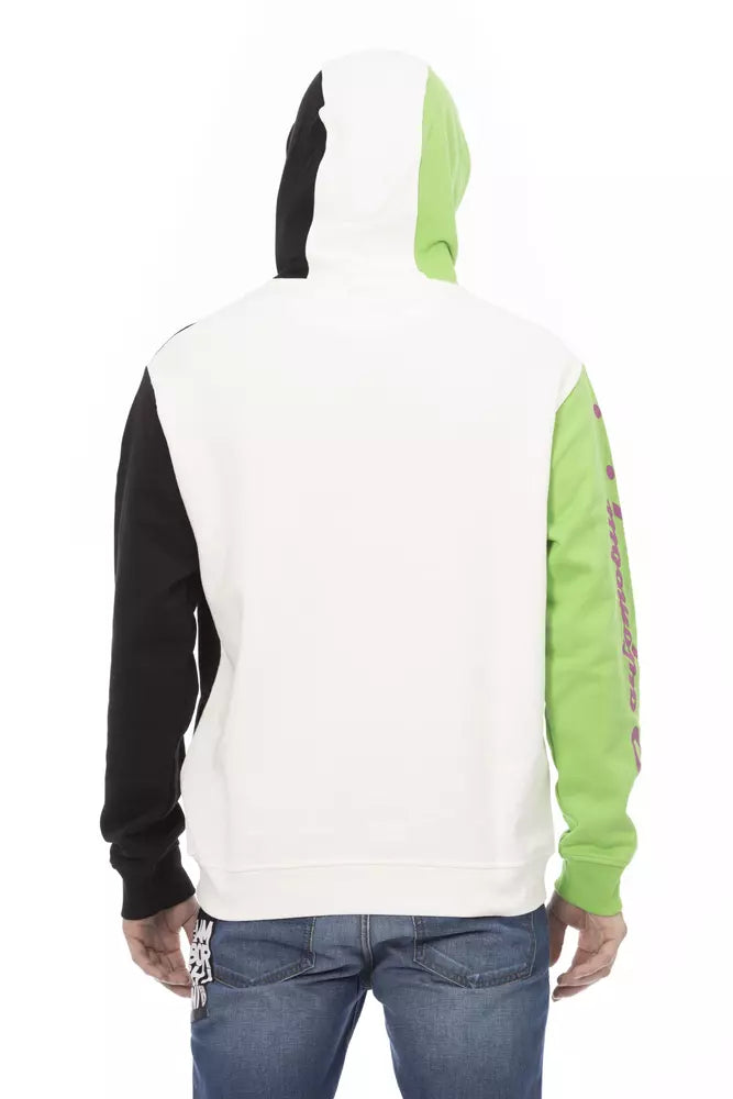 Automobili Lamborghini White Cotton Men Sweater