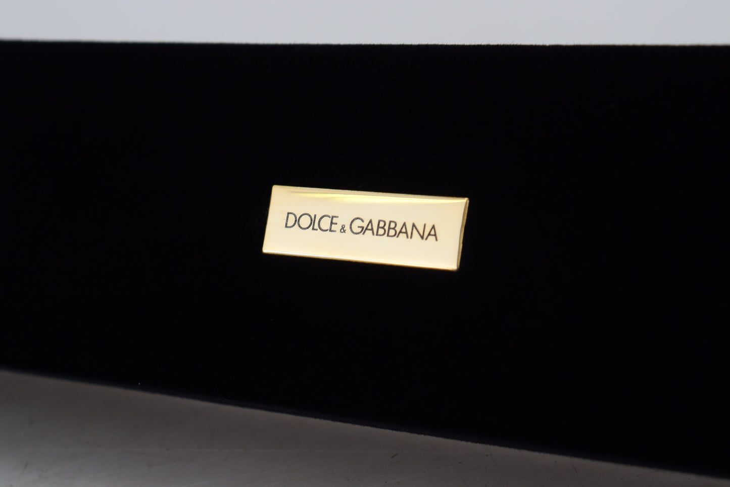 Dolce & Gabbana Elegant Velvet Jewelry Storage Box