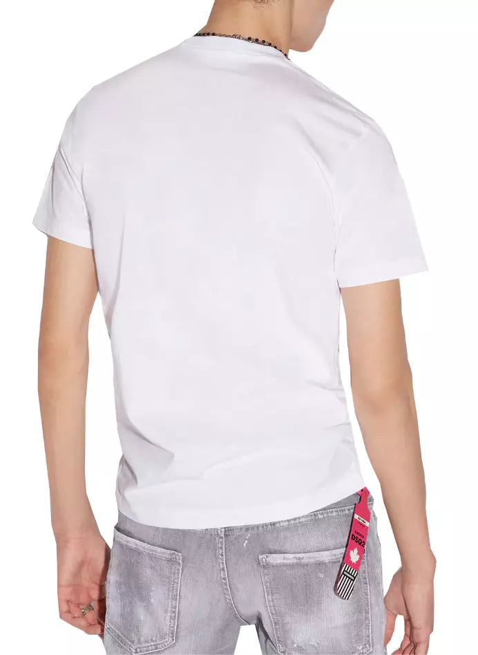 Dsquared² Elevated Classic White Cotton Tee