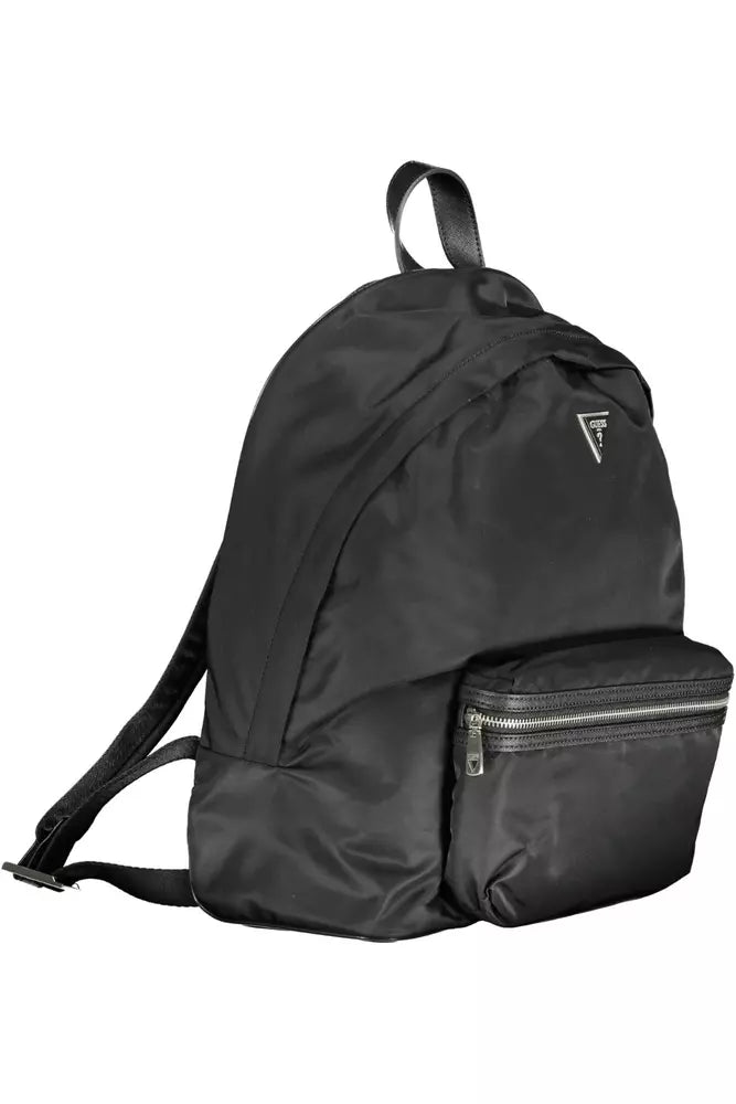 Guess Jeans Black Polyamide Men Backpack