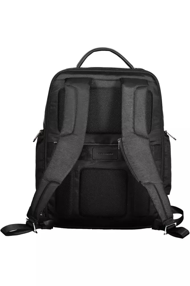 Piquadro Black RPET Men Backpack