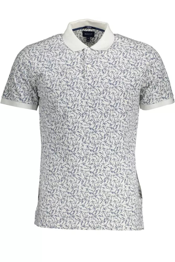 Gant White Cotton Men Polo