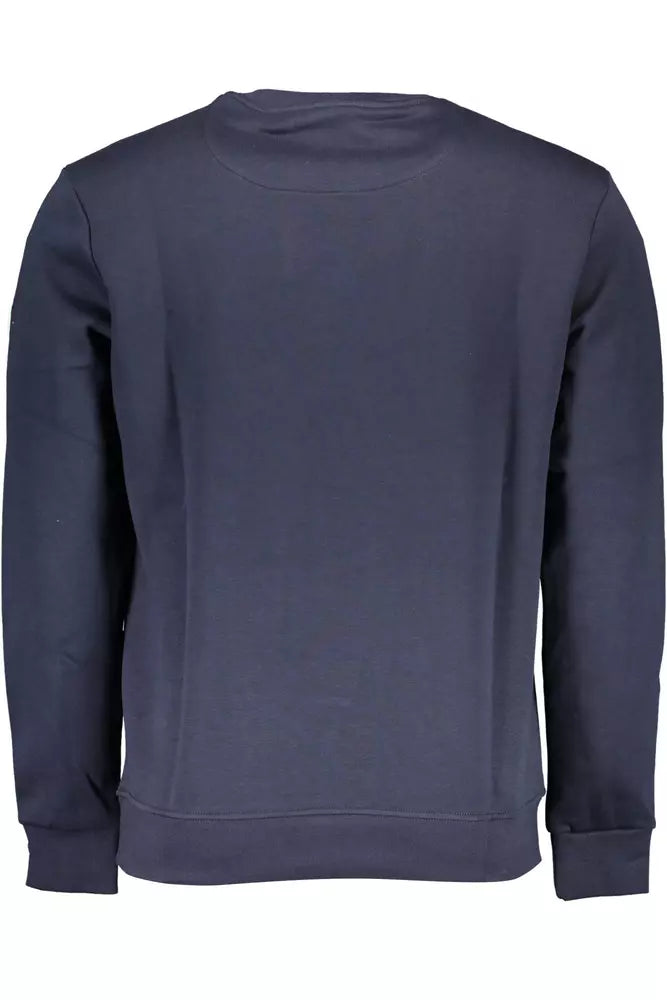 North Sails Blue Cotton Men Sweater