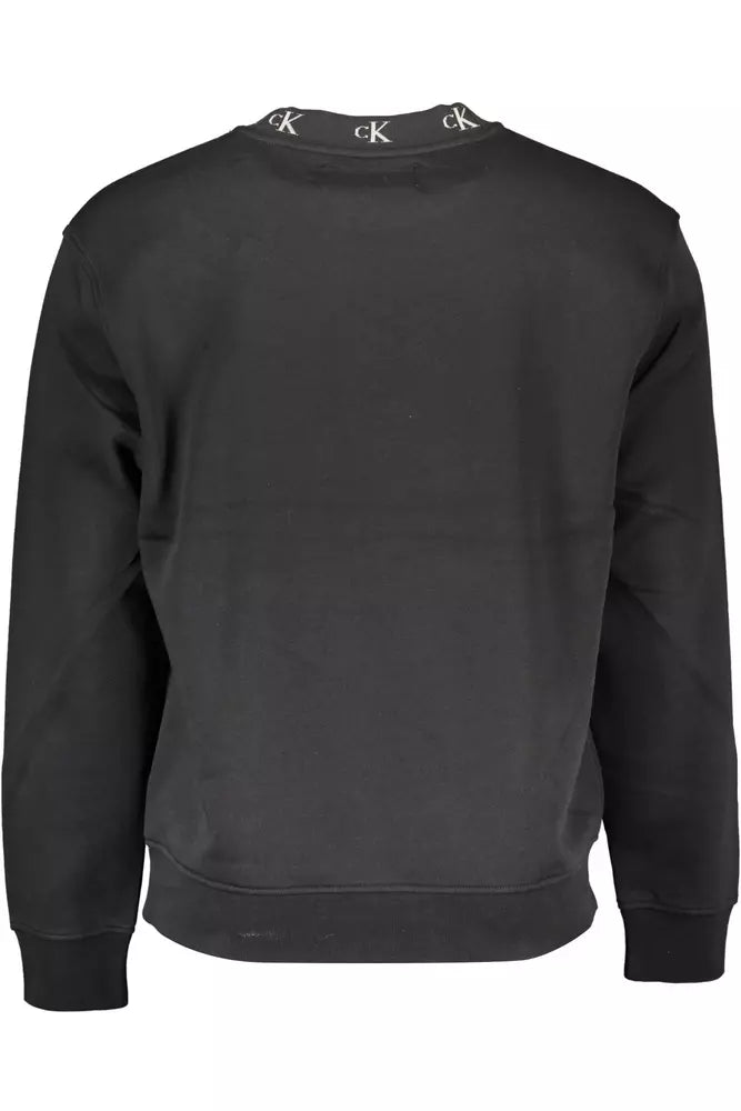 Calvin Klein Black Cotton Men Sweater