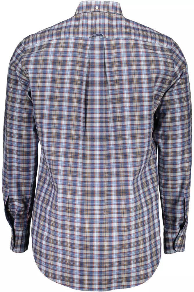 Gant Blue Cotton Men Shirt