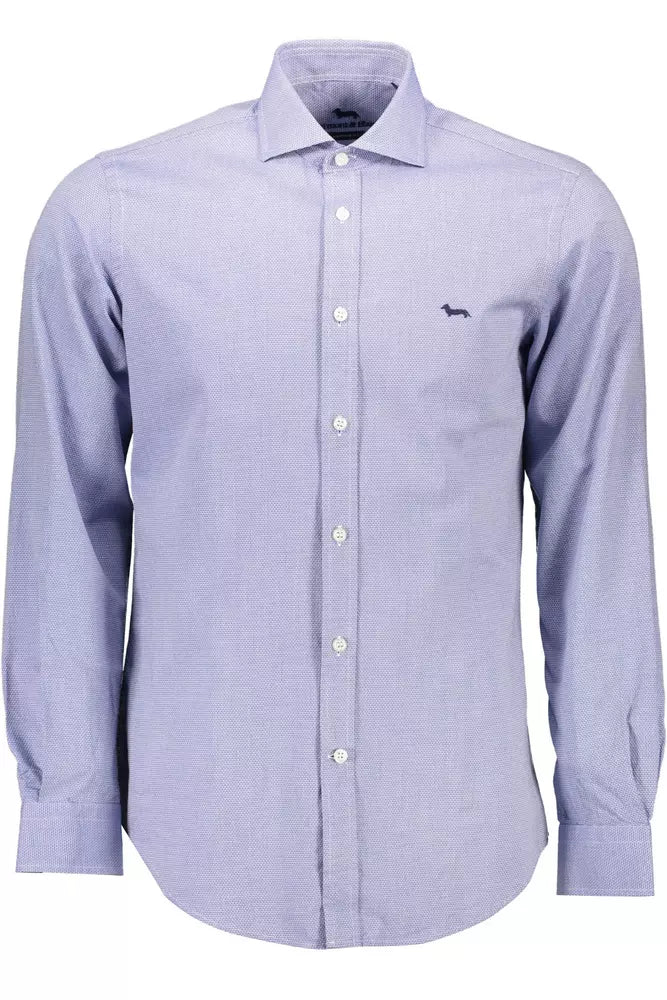 Harmont & Blaine Blue Cotton Men Shirt