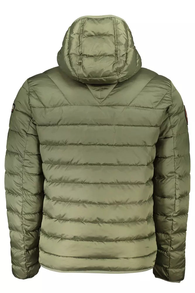 Napapijri Green Polyamide Men Jacket