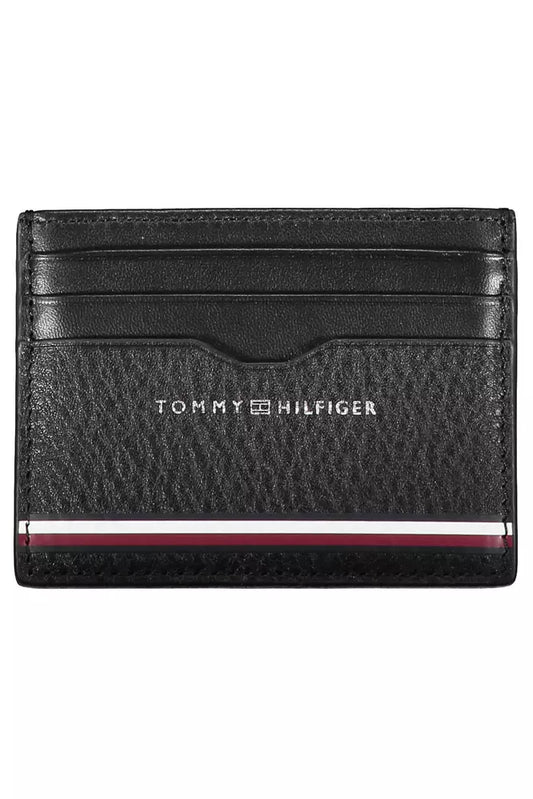 Tommy Hilfiger Black Leather Men Wallet