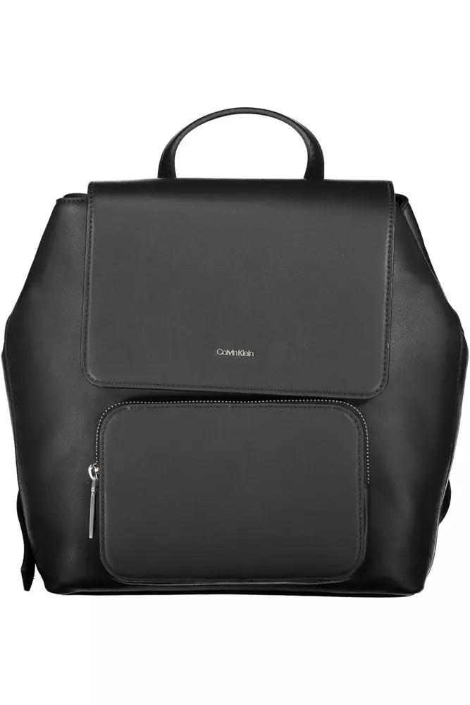 Calvin Klein Black Polyester Women Backpack