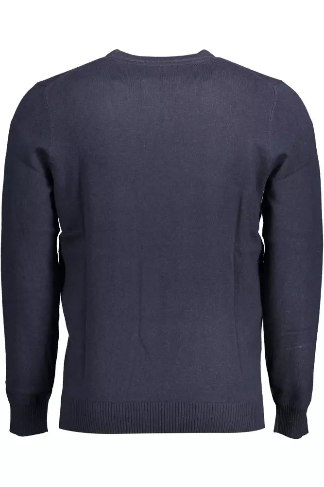 Lyle & Scott Blue Cotton Men Sweater