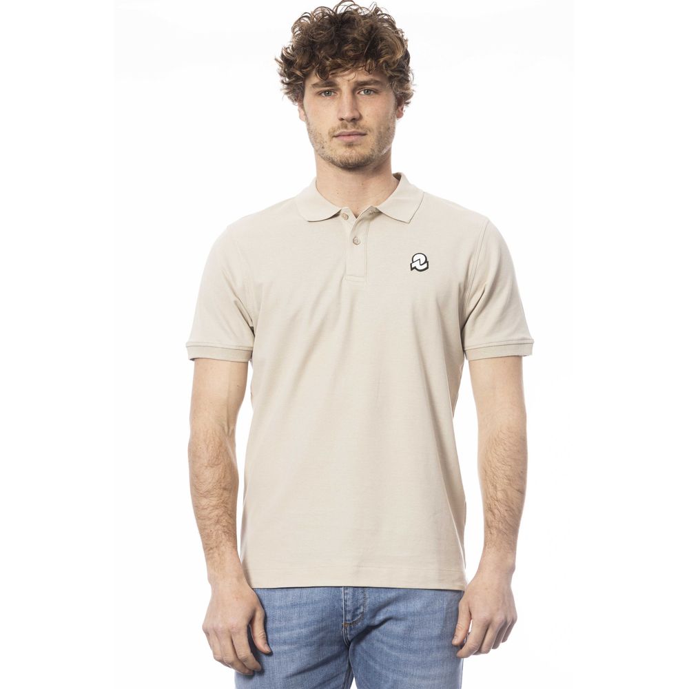 Invicta Beige Cotton Men Polo Shirt