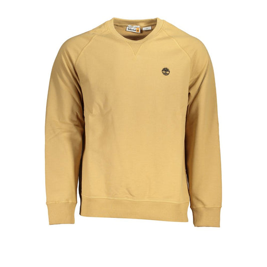 Timberland Beige Crew Neck Embroidered Sweatshirt