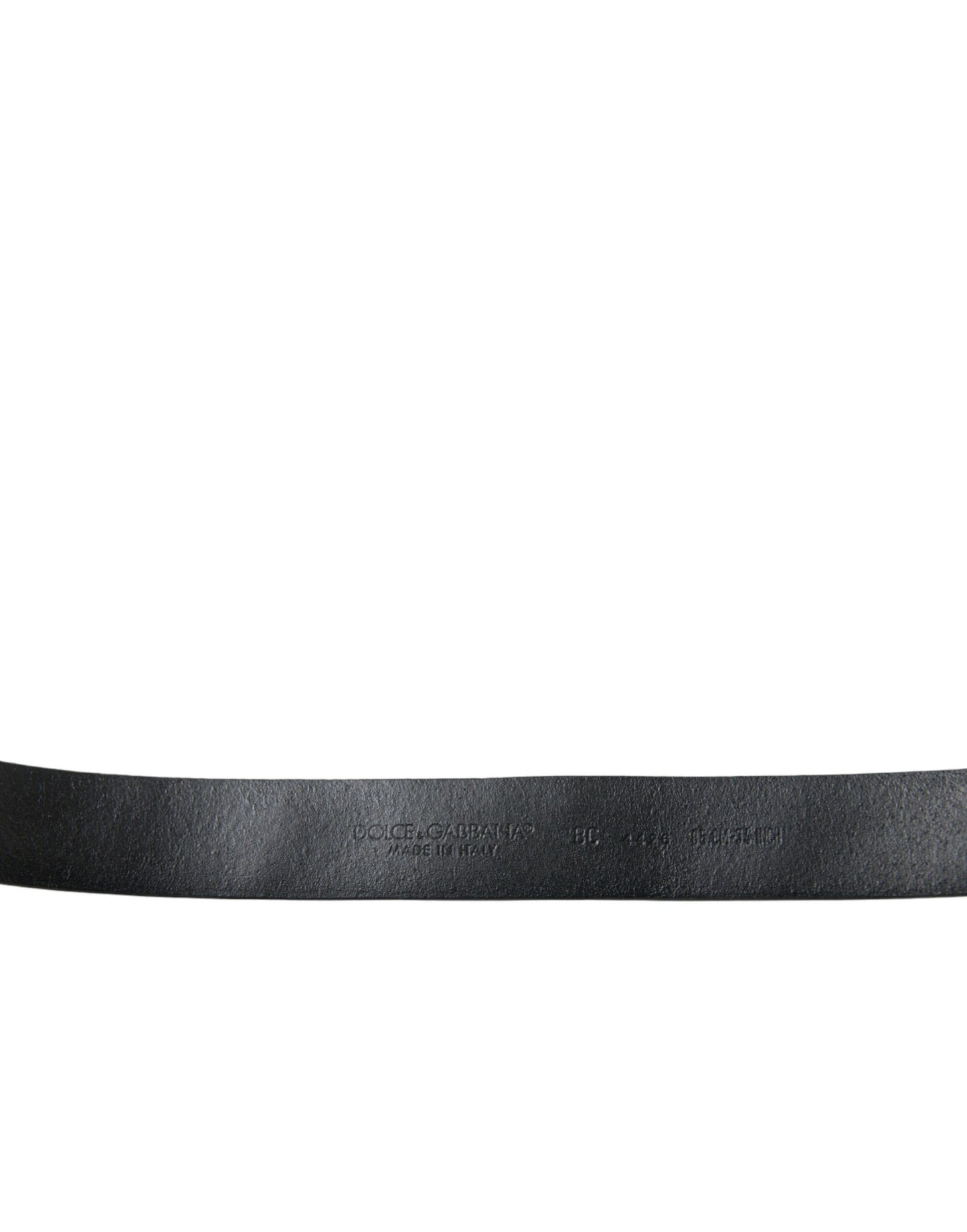 Dolce & Gabbana Engraved Logo Leather Waist Belt