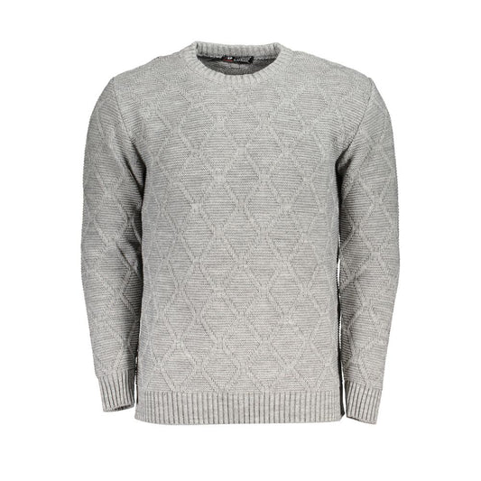 U.S. Grand Polo Gray Fabric Sweater