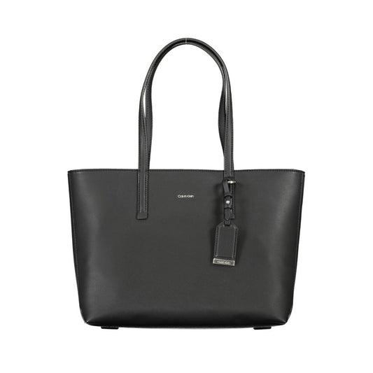 Calvin Klein Black Polyester Handbag