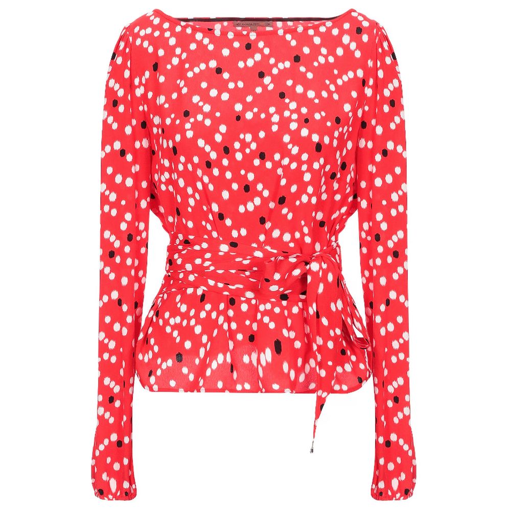 Patrizia Pepe Red Polyester Sweater