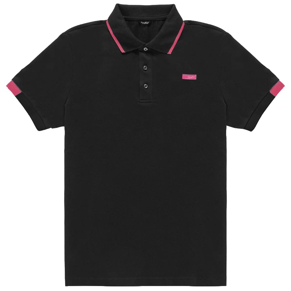 Refrigiwear Elegant Cotton Polo with Contrast Details