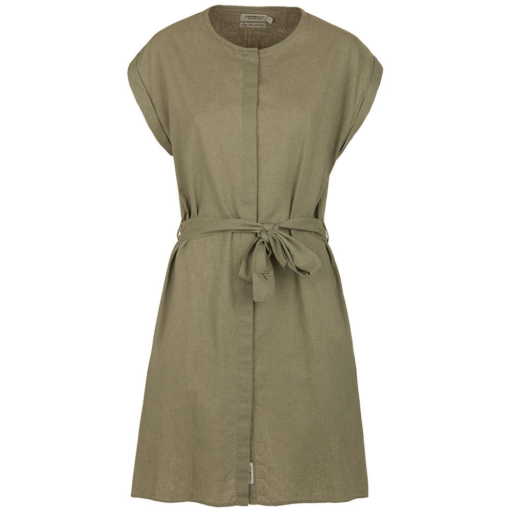 Fred Mello Green Cotton Women Dress