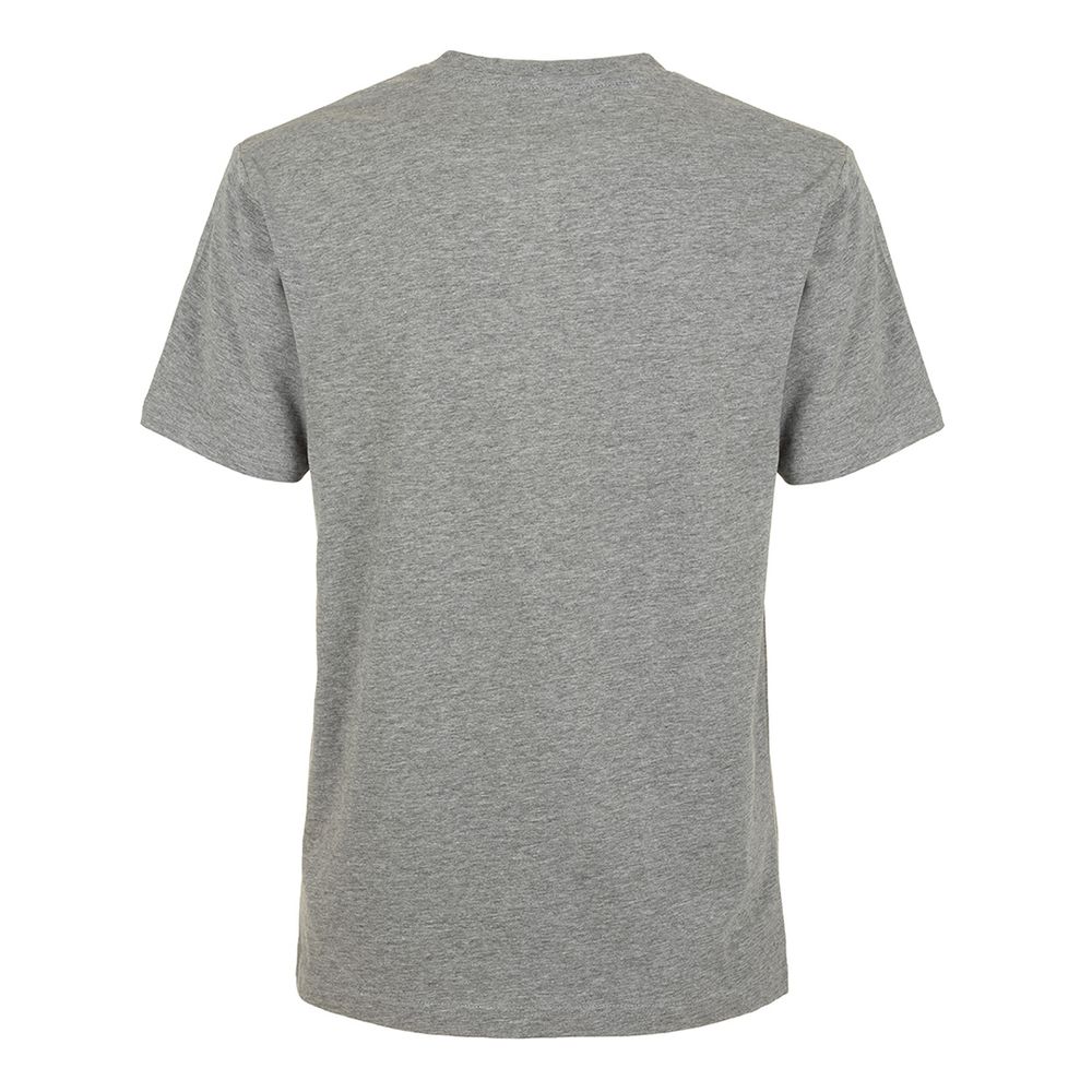 Fred Mello Chic Gray Cotton Blend Crewneck Tee