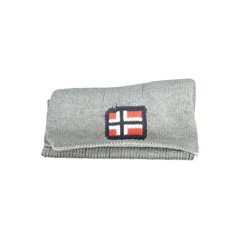 Norway 1963 Gray Acrylic Scarf