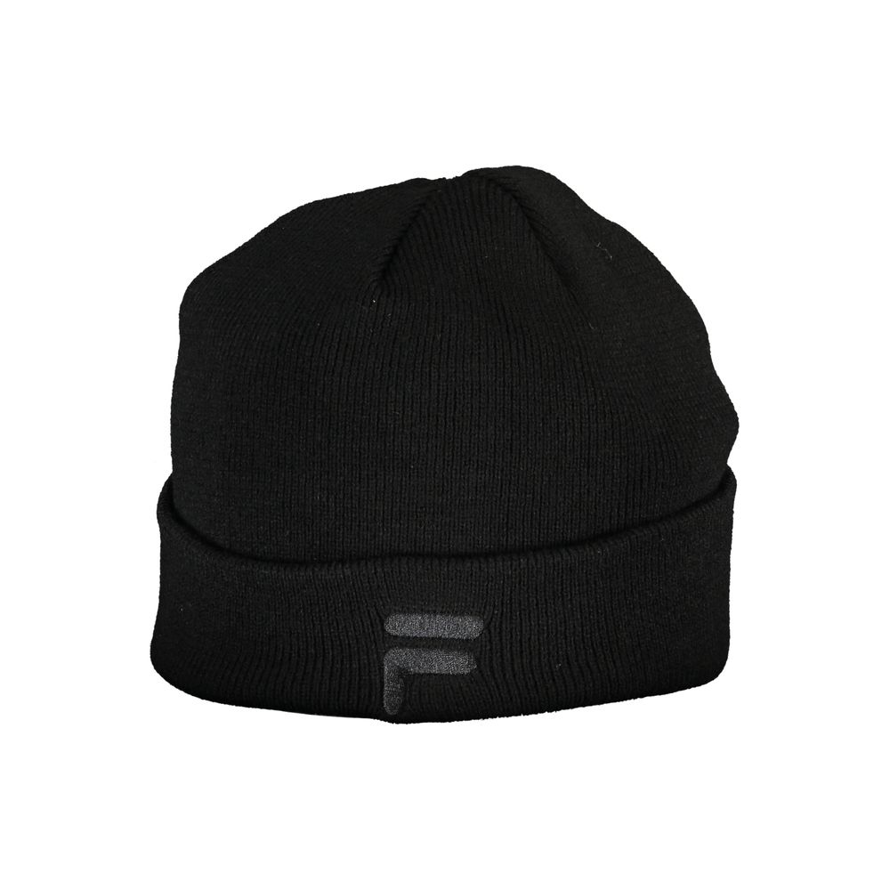 Fila Black Polyester Hats & Cap