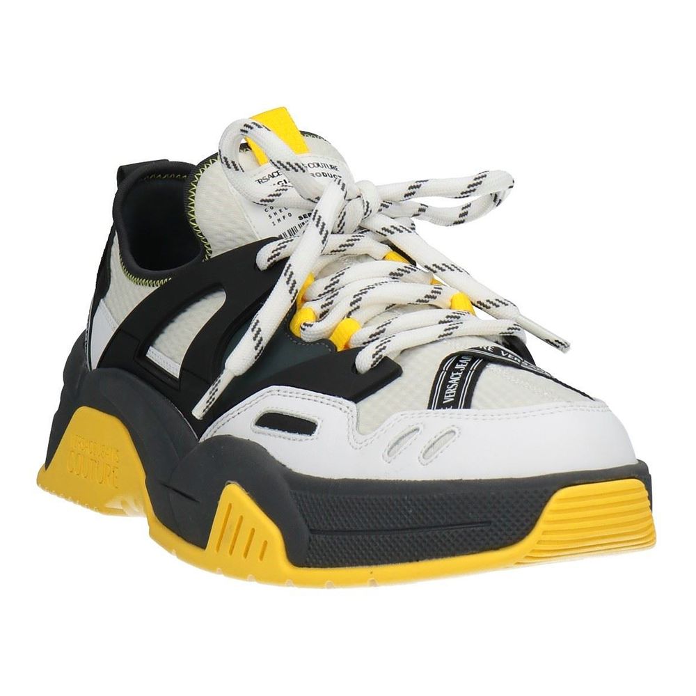 Versace Jeans Yellow Nylon Sneaker