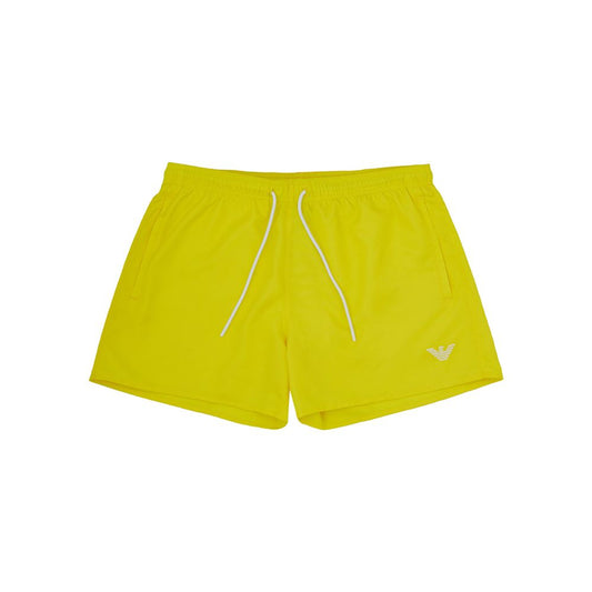 Emporio Armani Sun-Kissed Yellow Swim Shorts for Men