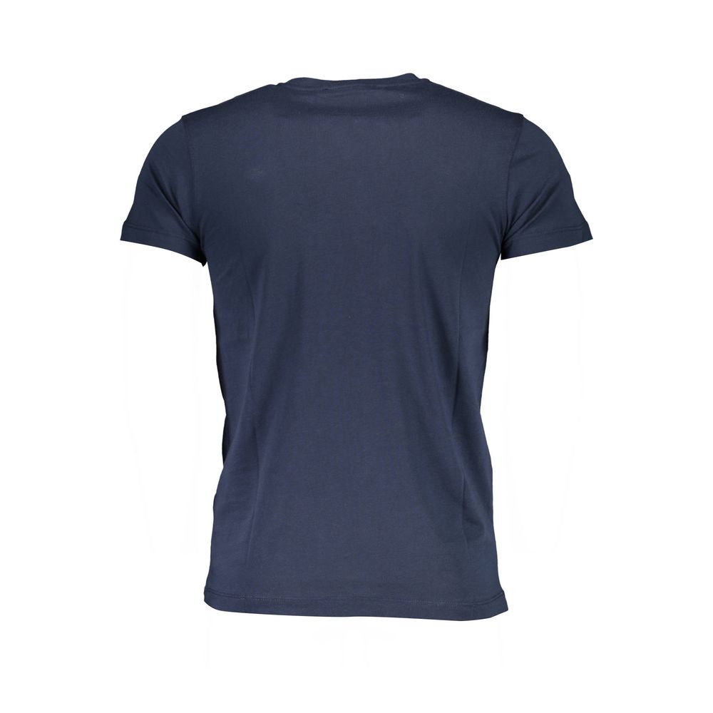 Roberto Cavalli Blue Cotton Men T-Shirt