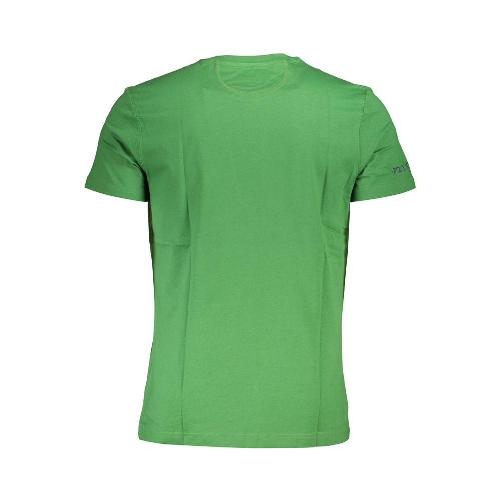 La Martina Green Cotton Men T-Shirt