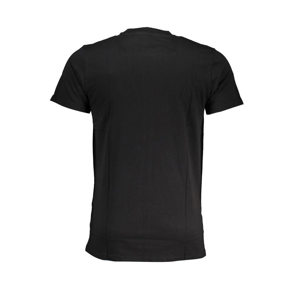 Cavalli Class Black Cotton T-Shirt