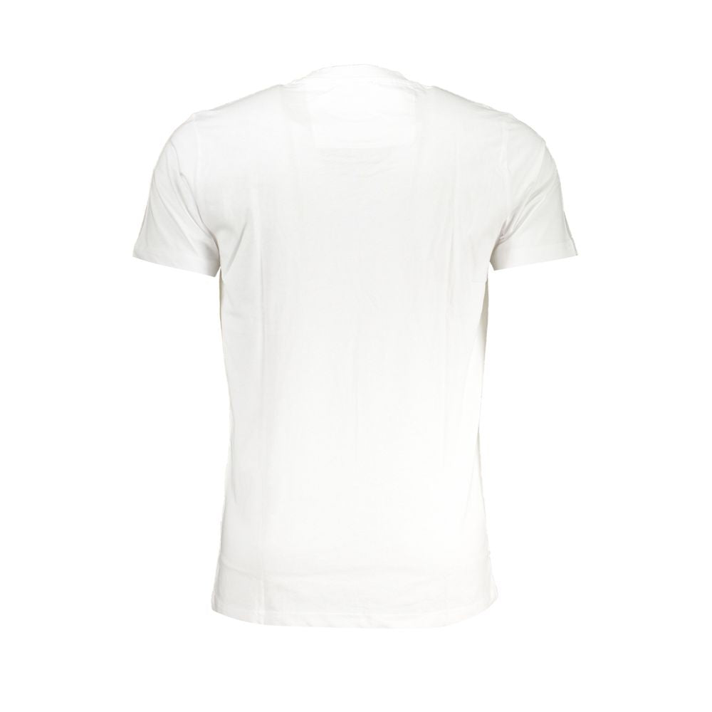 Cavalli Class White Cotton T-Shirt