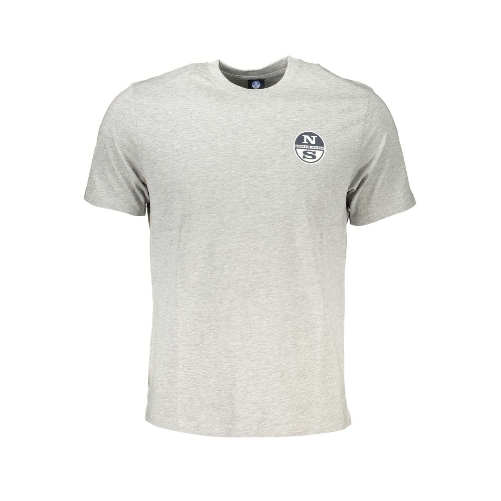 North Sails Gray Cotton T-Shirt