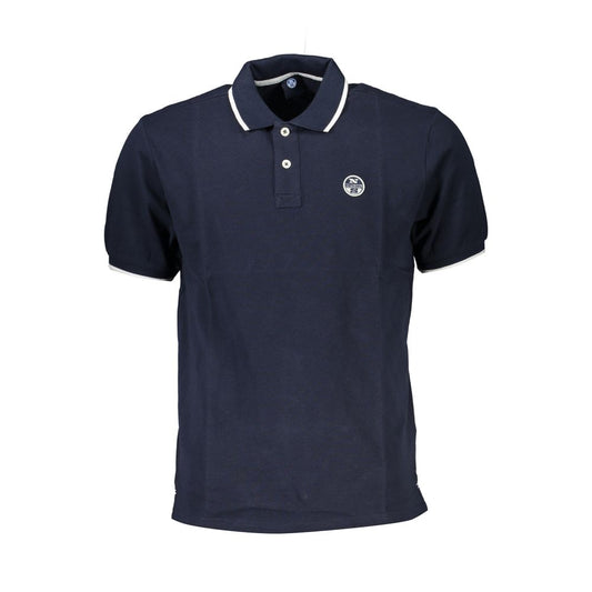 North Sails Blue Cotton Polo Shirt