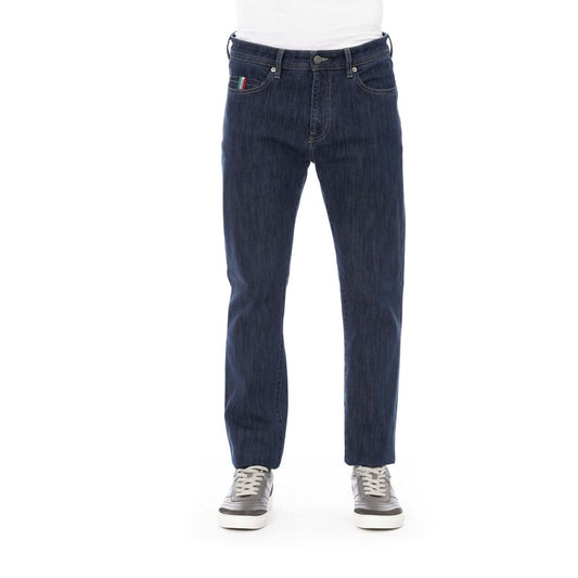 Baldinini Trend Blue Cotton Men Jean