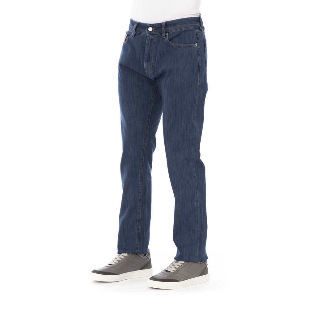 Baldinini Trend Blue Cotton Men's Jeans