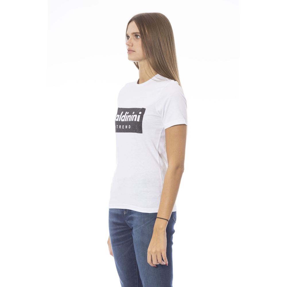 Baldinini Trend White Cotton Women T-Shirt