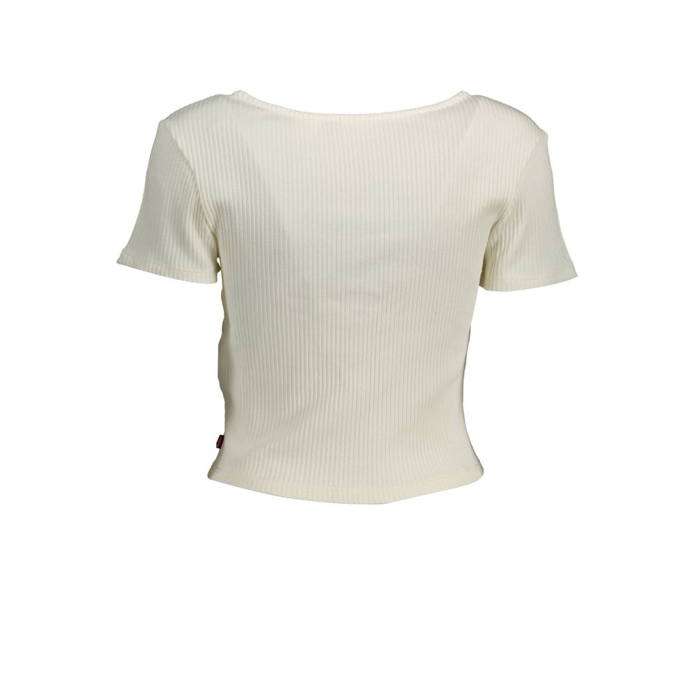 Levi's White Cotton Women Top