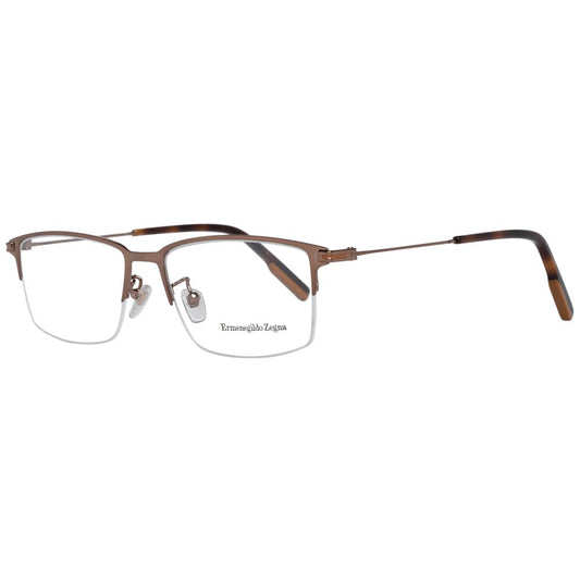 Ermenegildo Zegna Bronze Men Optical Frames